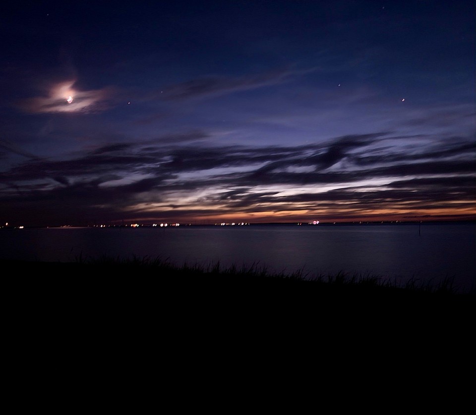 Licht gevende wolken