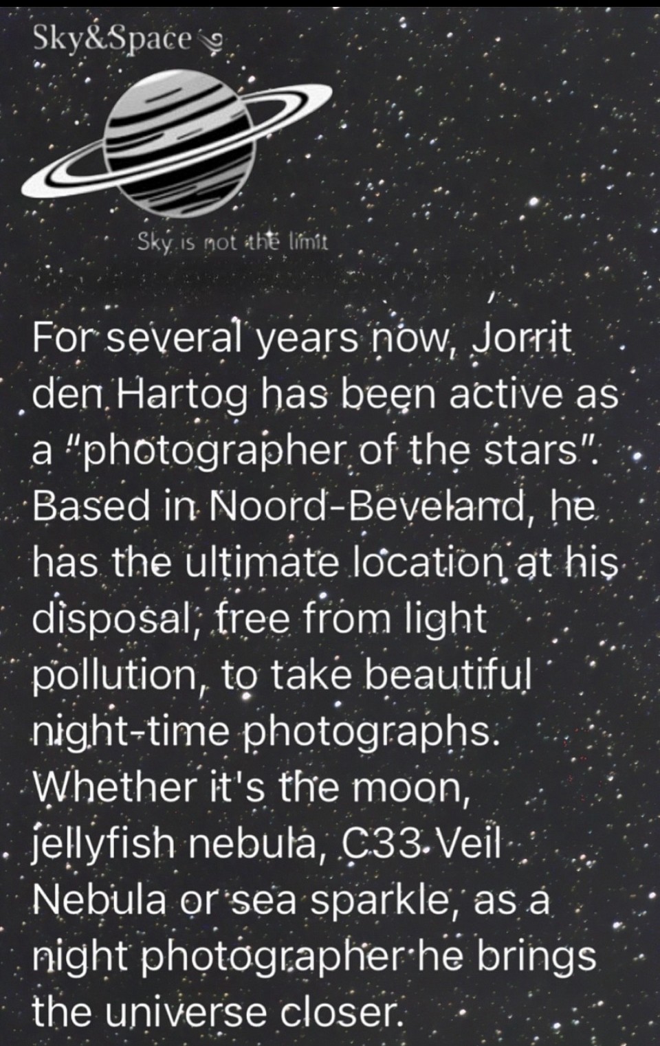 Astrophotography Zeeland