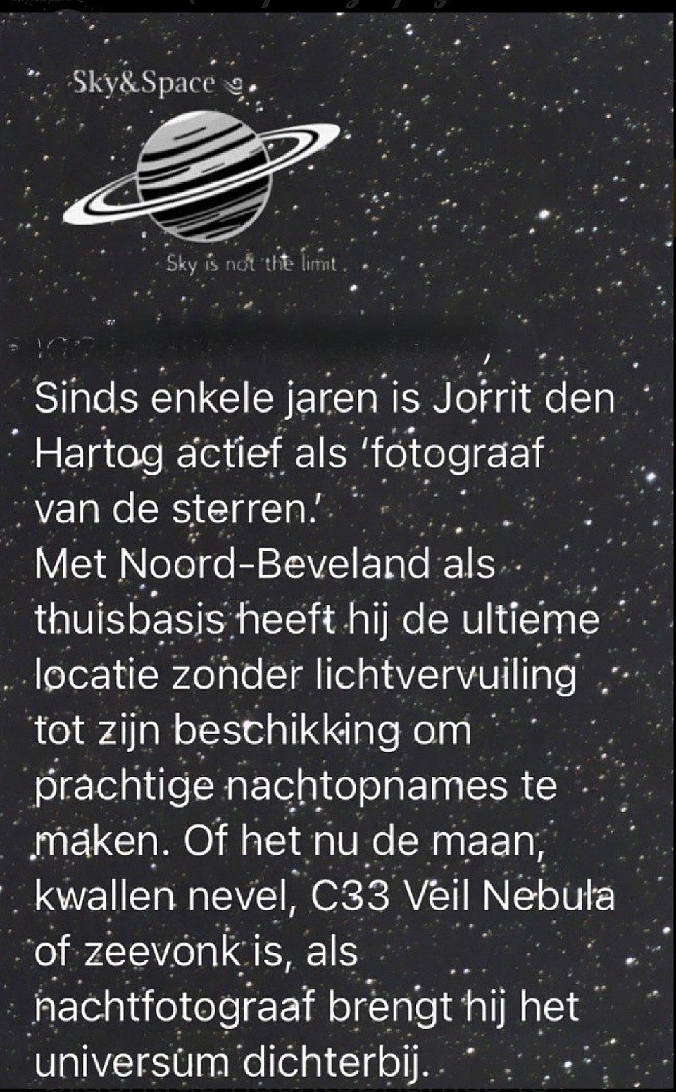 Astrophotography Zeeland