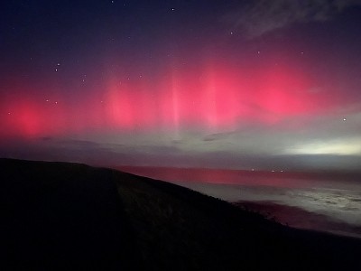 Hieronder div foto’s van afgelopen nacht van het noorderlicht boven Colijnsplaat